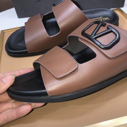 Replica Valentino Slippers For Men #1099638 $82.00 USD for Wholesale