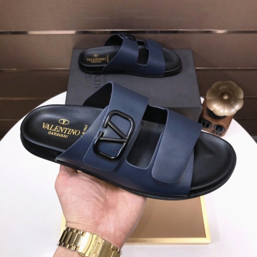 Replica Valentino Slippers For Men #1099639 $82.00 USD for Wholesale