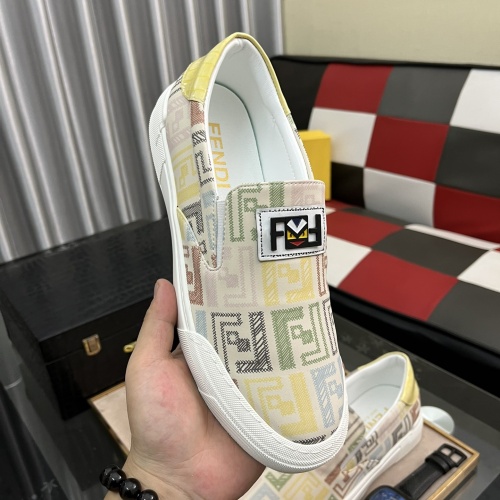 Replica Fendi Casual Shoes For Men #1099645 $72.00 USD for Wholesale
