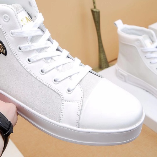 Replica Versace High Tops Shoes For Men #1099955 $92.00 USD for Wholesale
