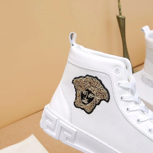 Replica Versace High Tops Shoes For Men #1099955 $92.00 USD for Wholesale