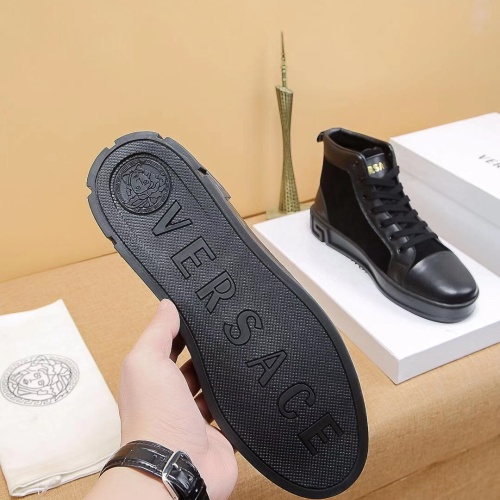 Replica Versace High Tops Shoes For Men #1099956 $92.00 USD for Wholesale