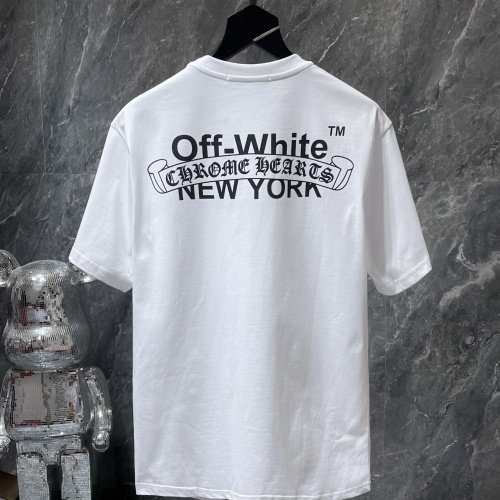 Replica Chrome Hearts T-Shirts Short Sleeved For Unisex #1100011 $34.00 USD for Wholesale