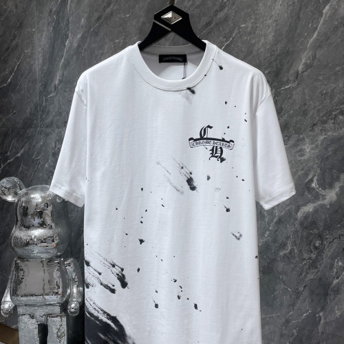 Chrome Hearts T-Shirts Short Sleeved For Unisex #1100014 $34.00 USD, Wholesale Replica Chrome Hearts T-Shirts