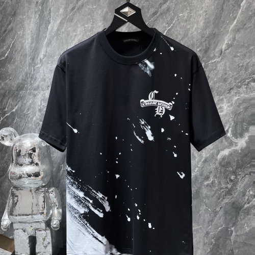 Chrome Hearts T-Shirts Short Sleeved For Unisex #1100015 $34.00 USD, Wholesale Replica Chrome Hearts T-Shirts