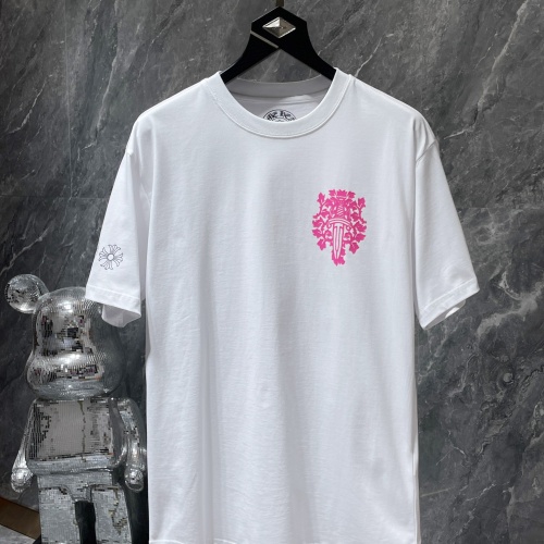 Replica Chrome Hearts T-Shirts Short Sleeved For Unisex #1100017 $34.00 USD for Wholesale
