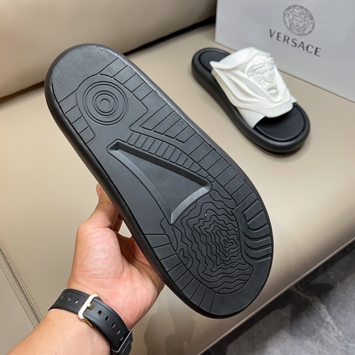 Replica Versace Slippers For Men #1100140 $56.00 USD for Wholesale