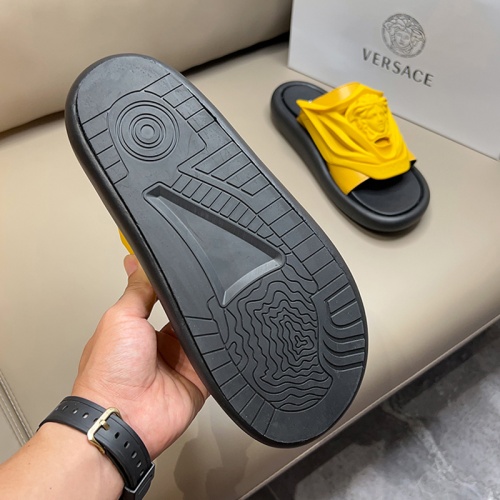 Replica Versace Slippers For Men #1100141 $56.00 USD for Wholesale