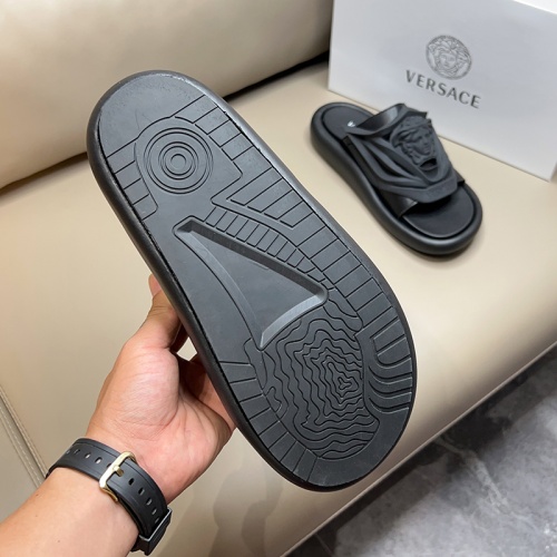 Replica Versace Slippers For Men #1100144 $56.00 USD for Wholesale
