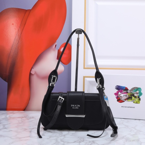 Prada AAA Quality Shoulder Bags For Women #1100218 $88.00 USD, Wholesale Replica Prada AAA Quality Shoulder Bags