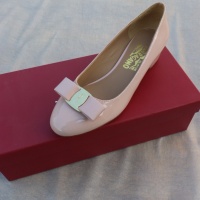 $96.00 USD Salvatore Ferragamo Flat Shoes For Women #1099041