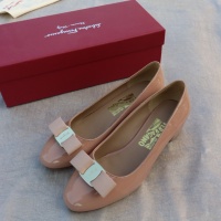 $96.00 USD Salvatore Ferragamo Flat Shoes For Women #1099042