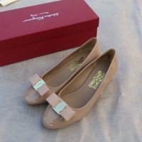 $96.00 USD Salvatore Ferragamo Flat Shoes For Women #1099043