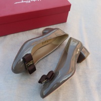 $96.00 USD Salvatore Ferragamo Flat Shoes For Women #1099045
