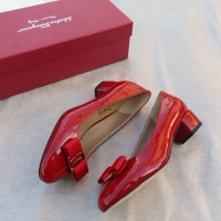 $96.00 USD Salvatore Ferragamo Flat Shoes For Women #1099046