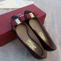 $96.00 USD Salvatore Ferragamo Flat Shoes For Women #1099047