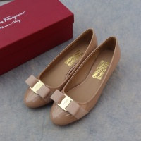 $96.00 USD Salvatore Ferragamo Flat Shoes For Women #1099052