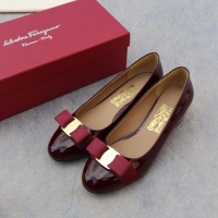 $96.00 USD Salvatore Ferragamo Flat Shoes For Women #1099057