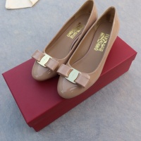 $96.00 USD Salvatore Ferragamo Flat Shoes For Women #1099062