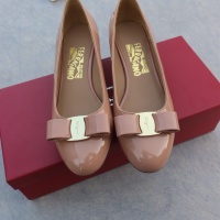 $96.00 USD Salvatore Ferragamo Flat Shoes For Women #1099063