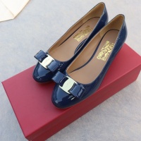 $96.00 USD Salvatore Ferragamo Flat Shoes For Women #1099068