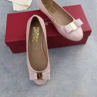$96.00 USD Salvatore Ferragamo Flat Shoes For Women #1099071