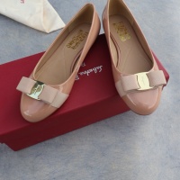 $96.00 USD Salvatore Ferragamo Flat Shoes For Women #1099073