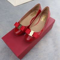 $96.00 USD Salvatore Ferragamo Flat Shoes For Women #1099076