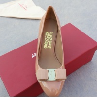 $96.00 USD Salvatore Ferragamo High-Heeled Shoes For Women #1099083