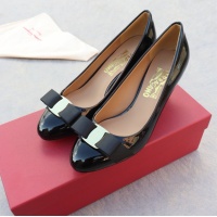 $96.00 USD Salvatore Ferragamo High-Heeled Shoes For Women #1099089