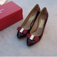 $96.00 USD Salvatore Ferragamo High-Heeled Shoes For Women #1099096
