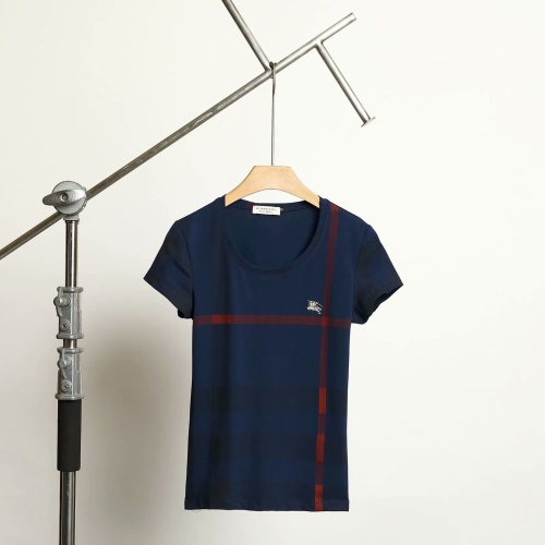 Burberry T-Shirts Short Sleeved For Women #1100915 $34.00 USD, Wholesale Replica Burberry T-Shirts