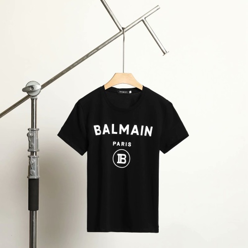 Balmain T-Shirts Short Sleeved For Women #1100925 $34.00 USD, Wholesale Replica Balmain T-Shirts