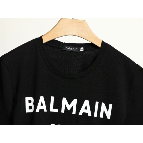 Replica Balmain T-Shirts Short Sleeved For Women #1100925 $34.00 USD for Wholesale
