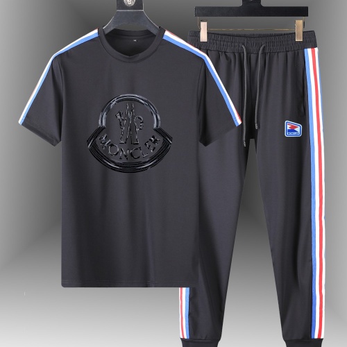 Moncler Tracksuits Short Sleeved For Men #1100959 $82.00 USD, Wholesale Replica Moncler Tracksuits