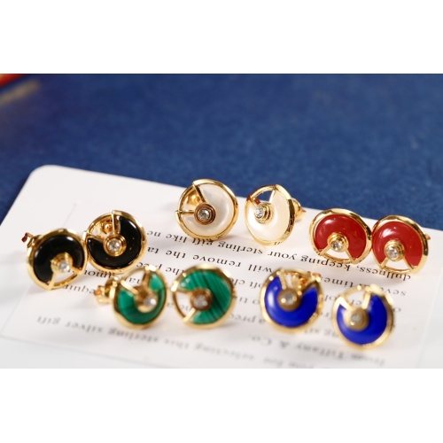 Replica Cartier Earrings For Women #1101023 $29.00 USD for Wholesale