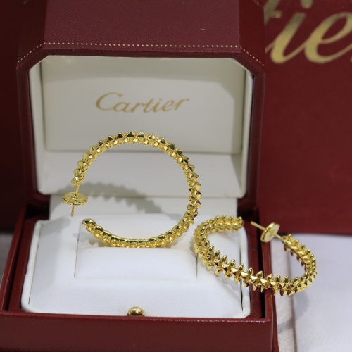 Replica Cartier Earrings For Women #1101171 $52.00 USD for Wholesale