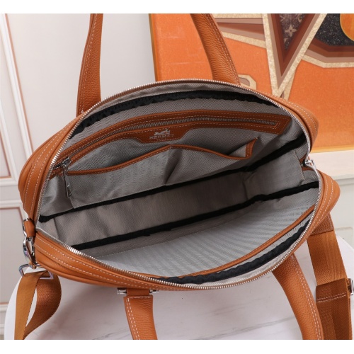 Replica Hermes AAA Man Handbags #1101216 $158.00 USD for Wholesale
