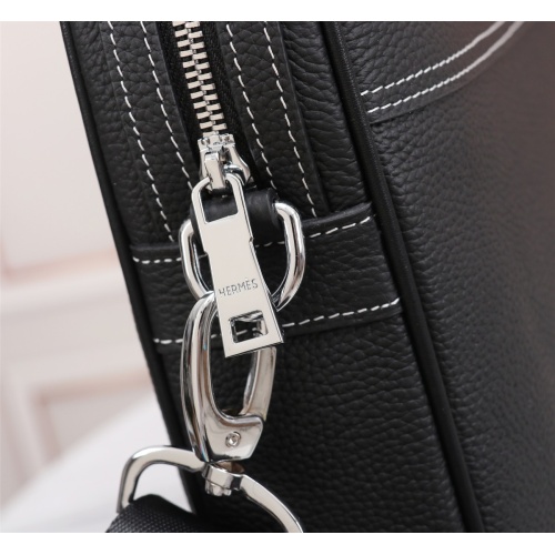 Replica Hermes AAA Man Handbags #1101217 $158.00 USD for Wholesale