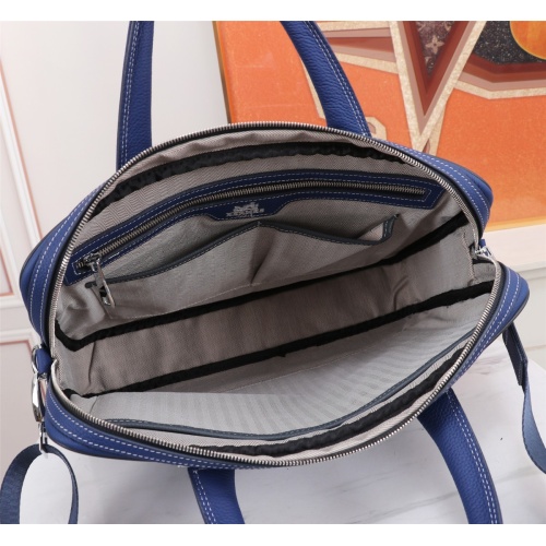 Replica Hermes AAA Man Handbags #1101218 $158.00 USD for Wholesale