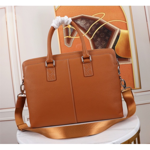 Replica Hermes AAA Man Handbags #1101220 $155.00 USD for Wholesale