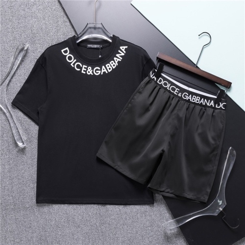 Dolce & Gabbana D&G Tracksuits Short Sleeved For Men #1101239