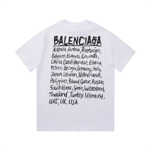 Replica Balenciaga T-Shirts Short Sleeved For Unisex #1101601 $32.00 USD for Wholesale