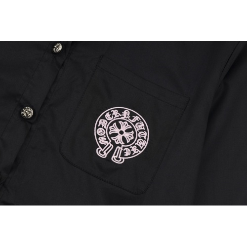 Replica Chrome Hearts Shirts Long Sleeved For Unisex #1101658 $45.00 USD for Wholesale