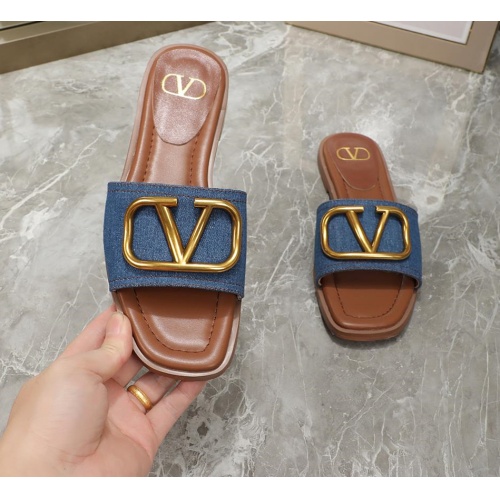 Replica Valentino Slippers For Women #1101683 $72.00 USD for Wholesale
