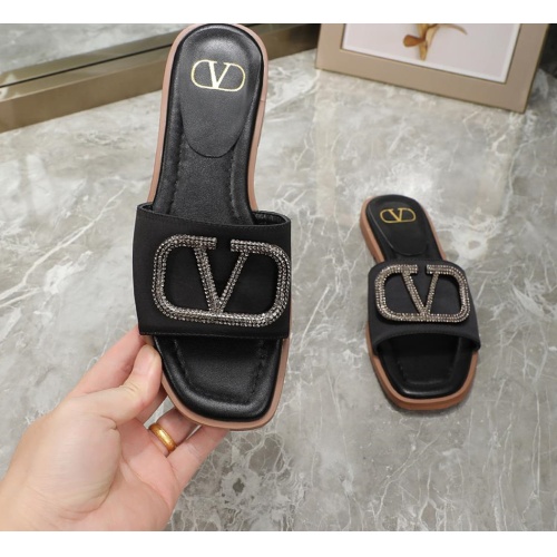 Replica Valentino Slippers For Women #1101687 $72.00 USD for Wholesale
