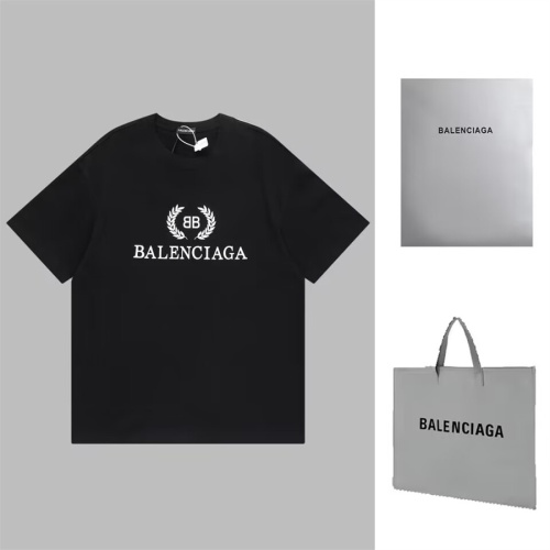 Balenciaga T-Shirts Short Sleeved For Unisex #1101753 $45.00 USD, Wholesale Replica Balenciaga T-Shirts