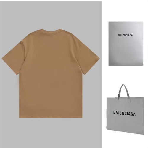 Replica Balenciaga T-Shirts Short Sleeved For Unisex #1101755 $45.00 USD for Wholesale