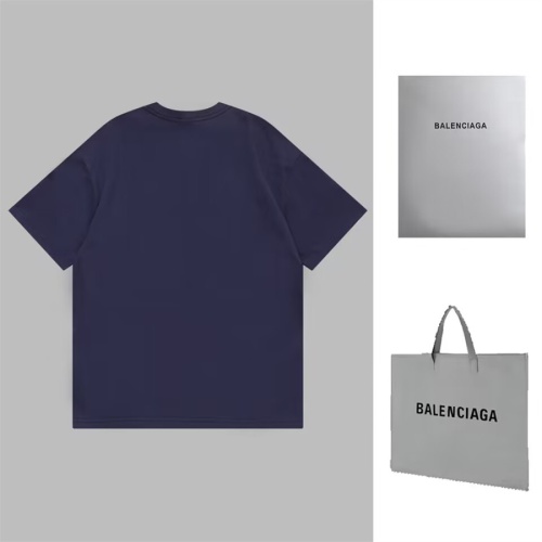 Replica Balenciaga T-Shirts Short Sleeved For Unisex #1101756 $45.00 USD for Wholesale