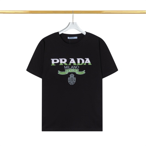 Prada T-Shirts Short Sleeved For Men #1101776 $42.00 USD, Wholesale Replica Prada T-Shirts